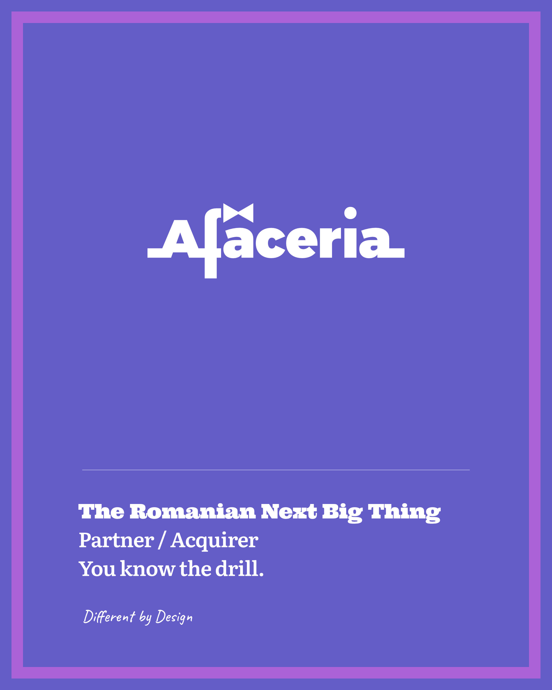Afaceria-The Romanian Next Big Thing